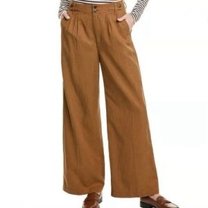 Sienna Sky Brown Wide-Leg Pants